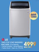 LG 15Kg Top Load Washing Machine T1577NEHTE