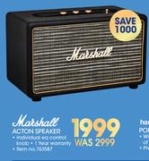 Marshall Action Speaker