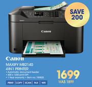 Canon Maxify MB2140 4 In 1 Printer