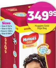 Huggies gold 4 giga bag on sale