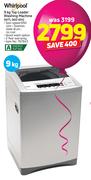 Whirlpool 9Kg Top Loader Washing Machine WTL 900WH