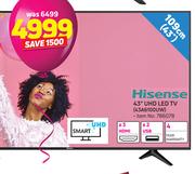 Hisense 43" UHD LED TV 43A6100UW