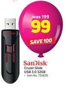 San Disk Cruzer Glide USB 3.0 32GB