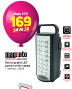 Magneto Rechargeable LED Lantern With Handle