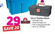 Big Jim Toolbox Black