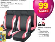 1st Gear 6 Piece Seat Cover Set-Per Set