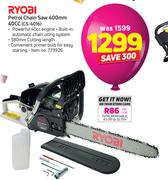 Ryobi Petrol Chain Saw 400mm 40cc CS-4016