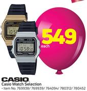 Casio Watch Selection-Each