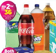Coca-Cola, Fanta, Sprite Or Stoney-2X2L