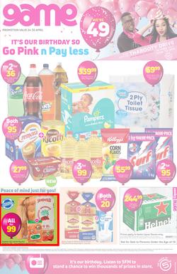 Game JHB Food : Go Pink n Pay Less (24 Apr - 30 Apr 2019), page 1