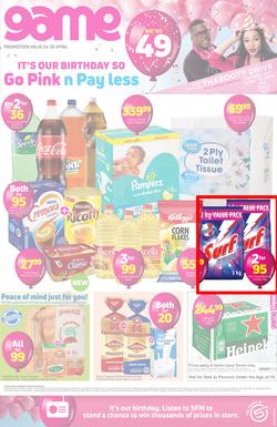Game JHB Food : Go Pink n Pay Less (24 Apr - 30 Apr 2019), page 1