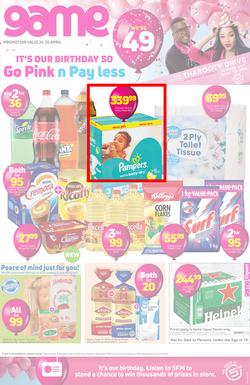 Game KZN Food : Go Pink n Pay Less (24 Apr - 30 Apr 2019), page 1