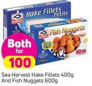 Sea Harvest Hake Fillets 400g+Fish Nuggets 600g