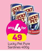 Lucky Pet Pure Sardines-4X400g