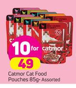 Catmor Cat Food Pouches-10X85g
