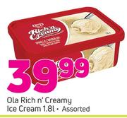 Ola Rich 'N Creamy Ice Cream-1.8L