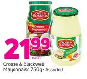 Crosse & Blackwell Mayonnaise-750g Each
