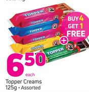 Topper Creams-125g Each