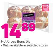 Hot Cross Buns-6's