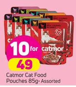 Catmor Cat Food Pouches-10X85g