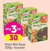Knorr Box Soup Assorted-3X200g