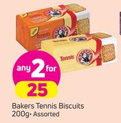 Bakers Tennis Biscuits Assorted-2X200g