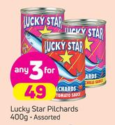 Lucky Star Pilchards Assorted-3X400g