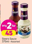 Steers Sauce Assorted-2x375ml 