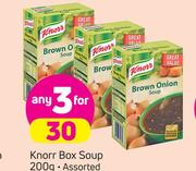 Knorr Box Soup Assorted-3X200