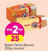 Bakers Tennis Biscuits Assorted-2X200g