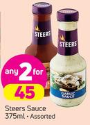 Steers Sauce Assorted-2x375ml 