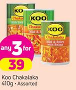 Koo Chakalaka Assorted-3X410g