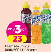 Energade Sport Drink Assorted-3X500ml