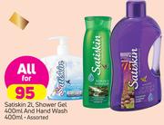 Satiskin 2L, Shower Gel 400ml And Hand Wash 400ml-For All