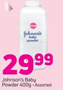 Johnso's Baby Powder Assorted-400g