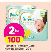 Pampers Premium Care New Baby Size-2X122's