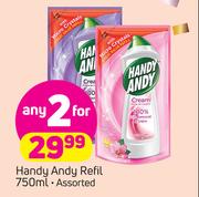 Handy Andy Refill-2X750ml