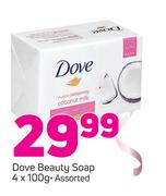 Dove Beauty Soap Assorted-4X100g