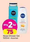 Nivea Shower Gel Assorted-2X500ml
