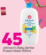 Johnson's Baby Gentle Protector Wash-500ml