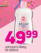 Johnson's Baby Oil-500ml