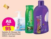 Satiskin 2L, Shower Gel 400ml And Hand Wash 400ml-For All