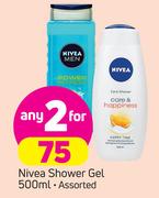 Nivea Shower Gel Assorted-2X500ml