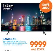 Samsung 147cm(58)" UHD Flat TV(58NU7105)
