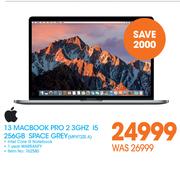 Apple 13 Macbook Pro 2.3Ghzi5 256GB Space Grey MPXT2ZE A