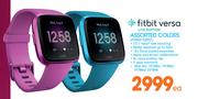 Fitbit Versa Assorted Colors(FITFB415SRLV)-Each