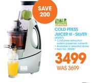 DNA Cold Press Juicer III-Silver
