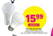 Eurolux 6W A60 LED Globes-Each