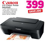 Canon 3-In-1 Colour Printer(MG2540)