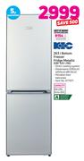 KIC 263Ltr Bottom Freezer/Fridge Metallic KBF 525 1 ME